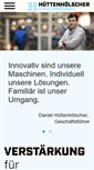 Mobile Screenshot of huettenhoelscher.de